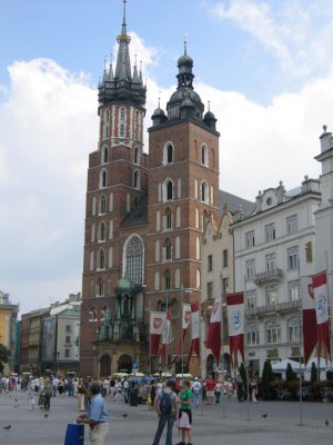Die Marienkirche in Krakau Die Marienkirche in Krakau